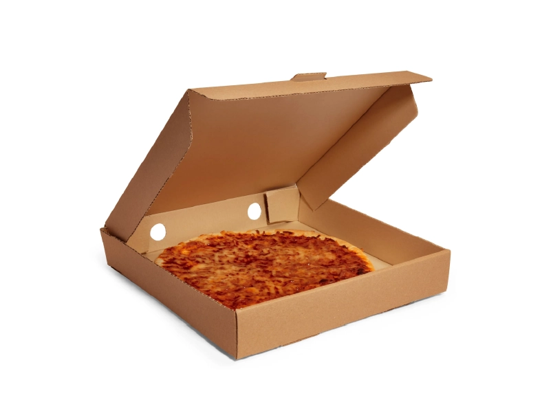 Corrugated Kraft Paper Pizza Box