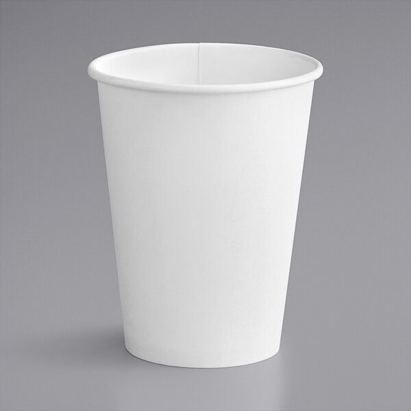 Plain White Paper Dispenser cup