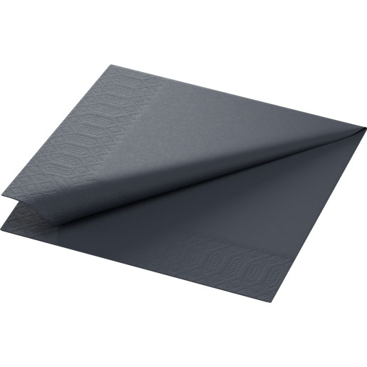 Tissue Napkin 33 x 33 cm Black 3-ply