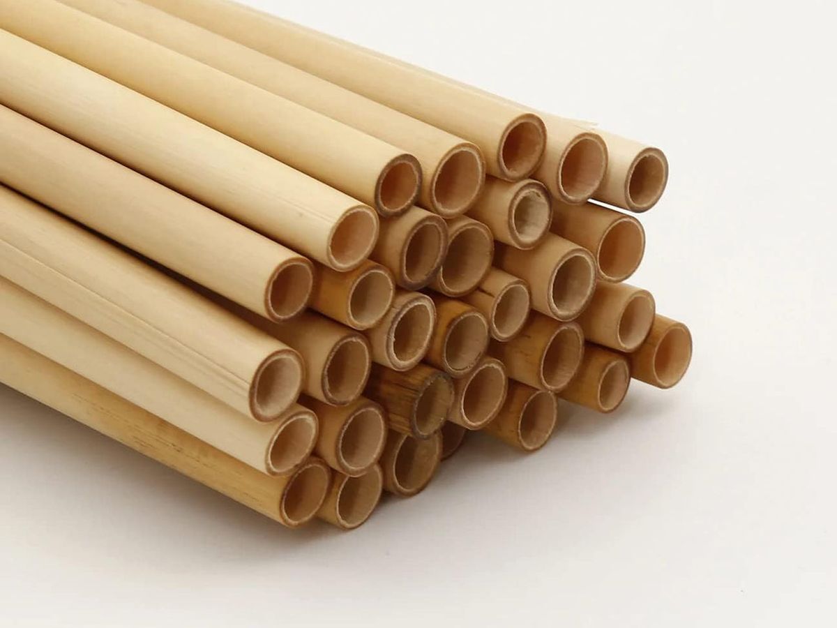 Reed Straight Straws 8mm x 14cm Pack of 50