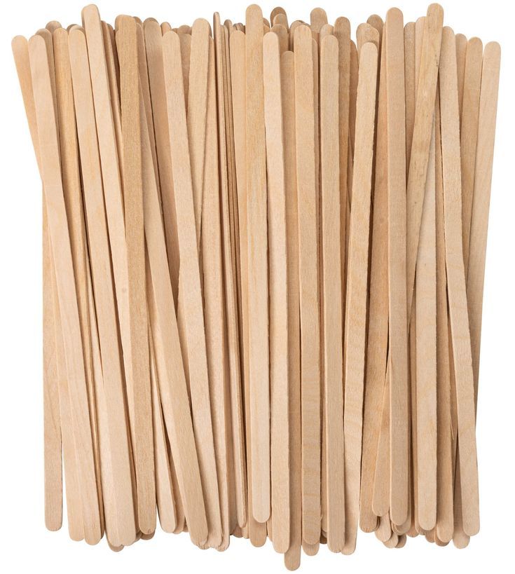 Hygienic Wrapped Wooden Coffee Stirrer Extra thick 140 x 5 x 1.2 mm