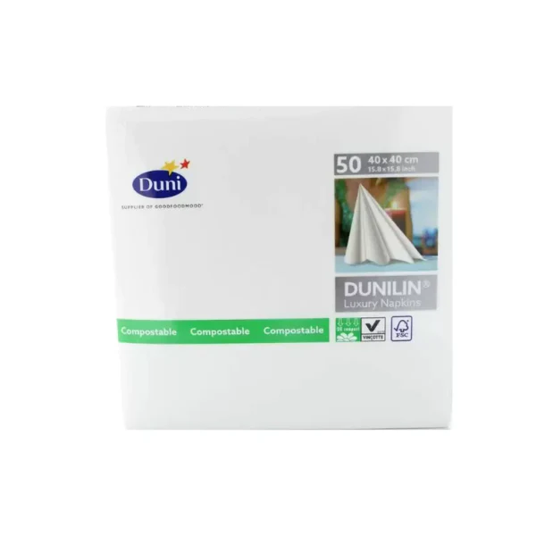 Dunilin® Napkin 40 x 40 cm White