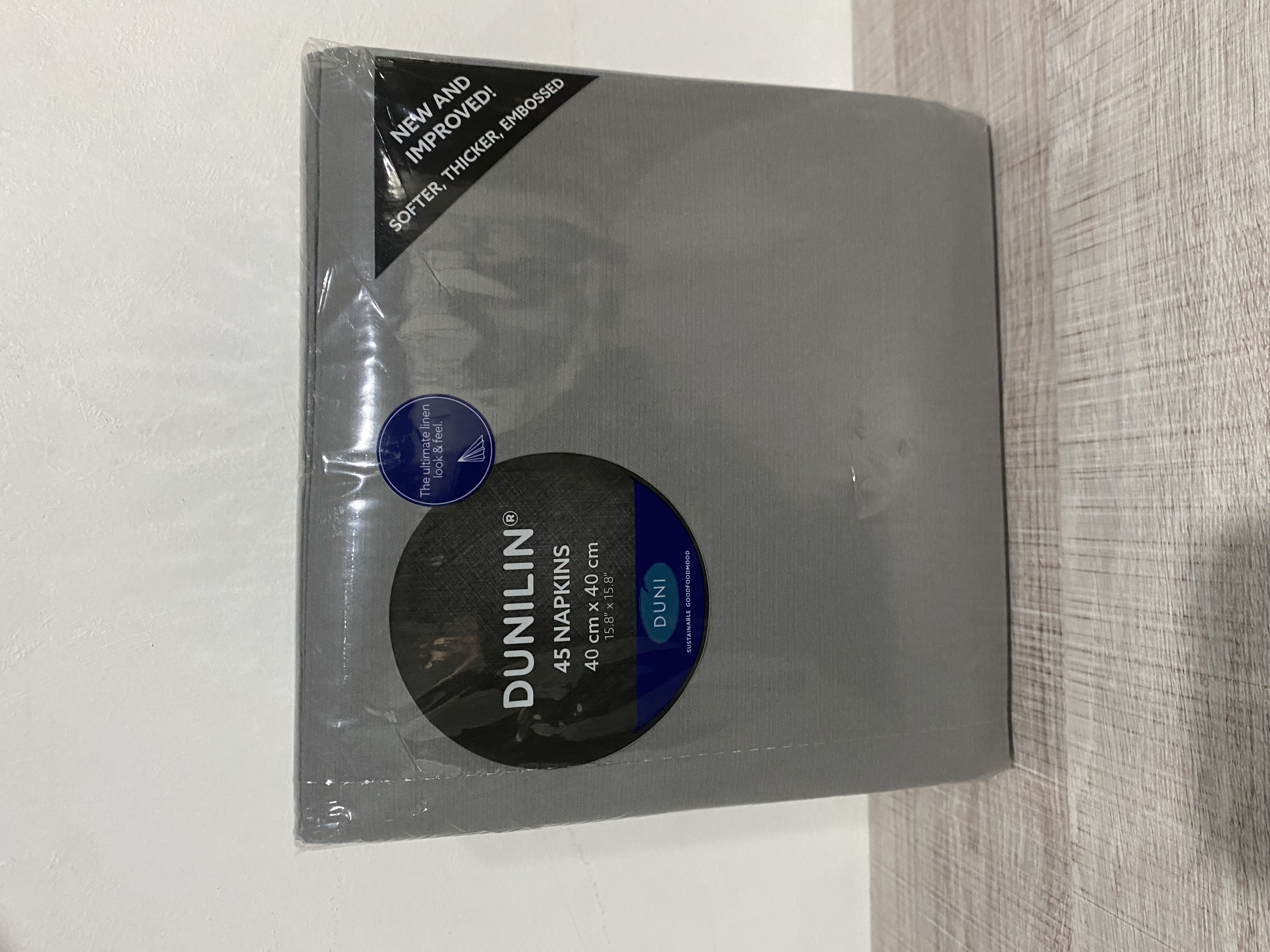 Dunilin® Napkin 40 x 40 cm Granite Grey