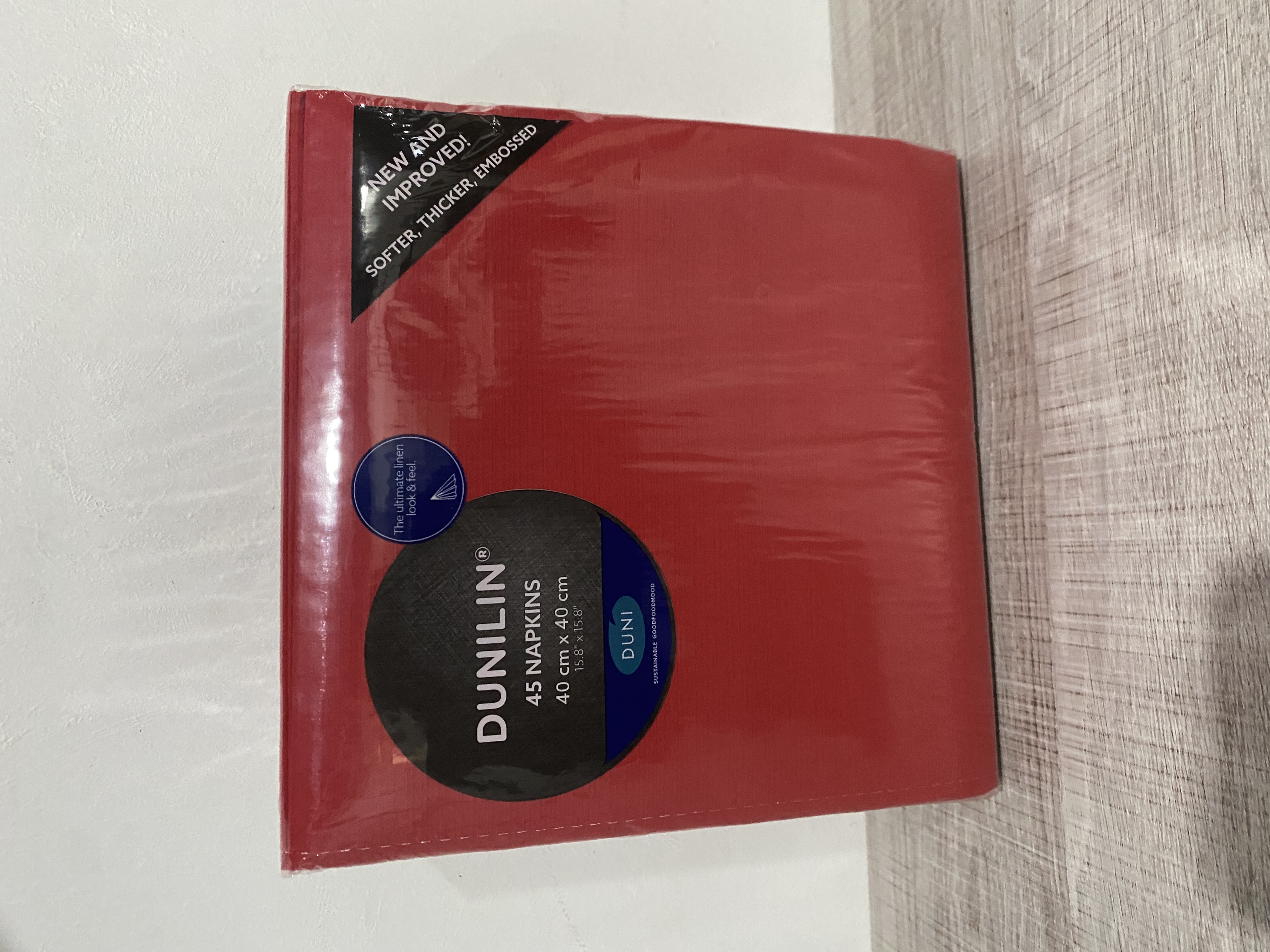 Dunilin® Napkin 40 x 40 cm Red