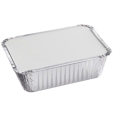 Aluminium Food Container 890cc with lid
