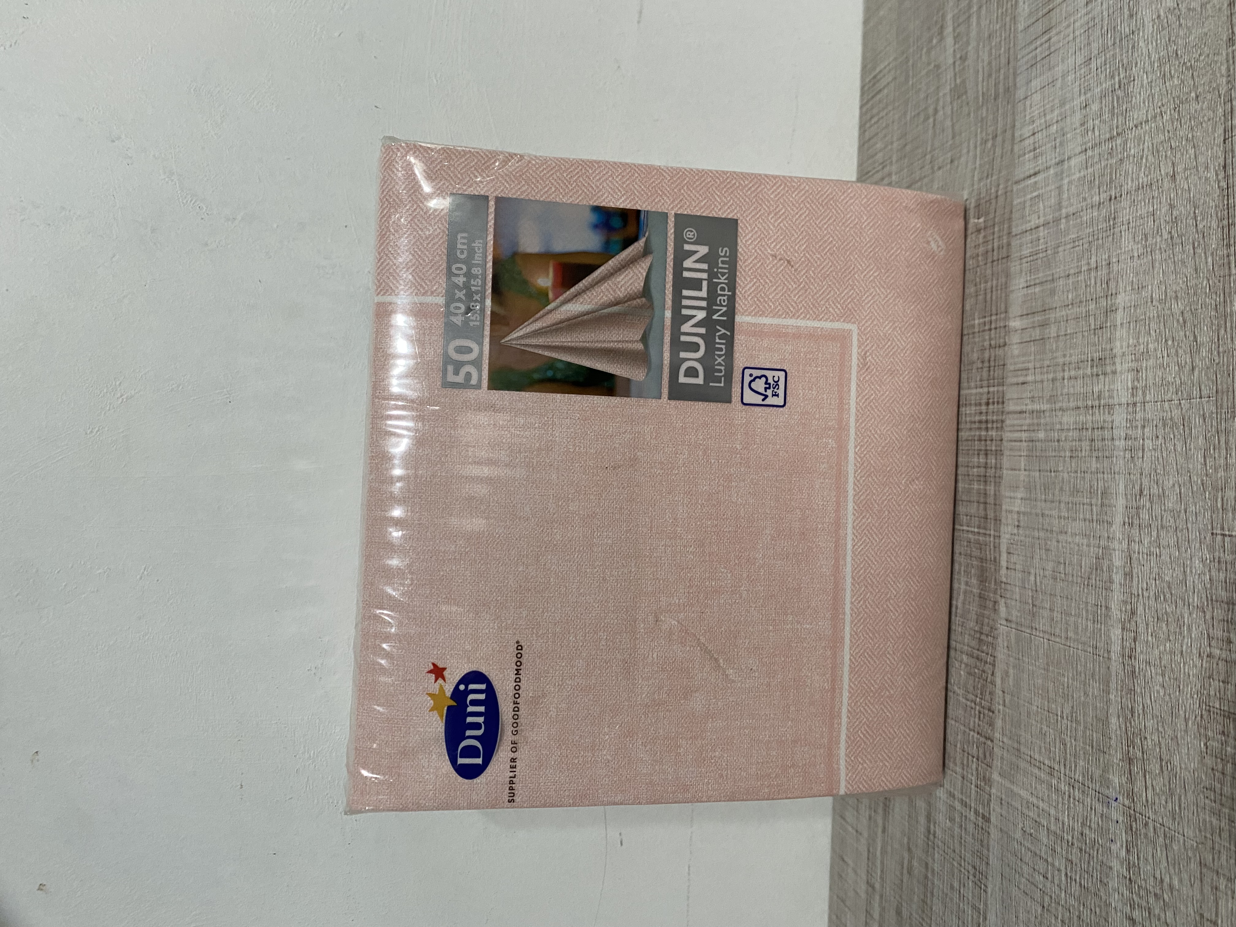 Dunilin Lina Mellow Rose Napkin 40x40 cm