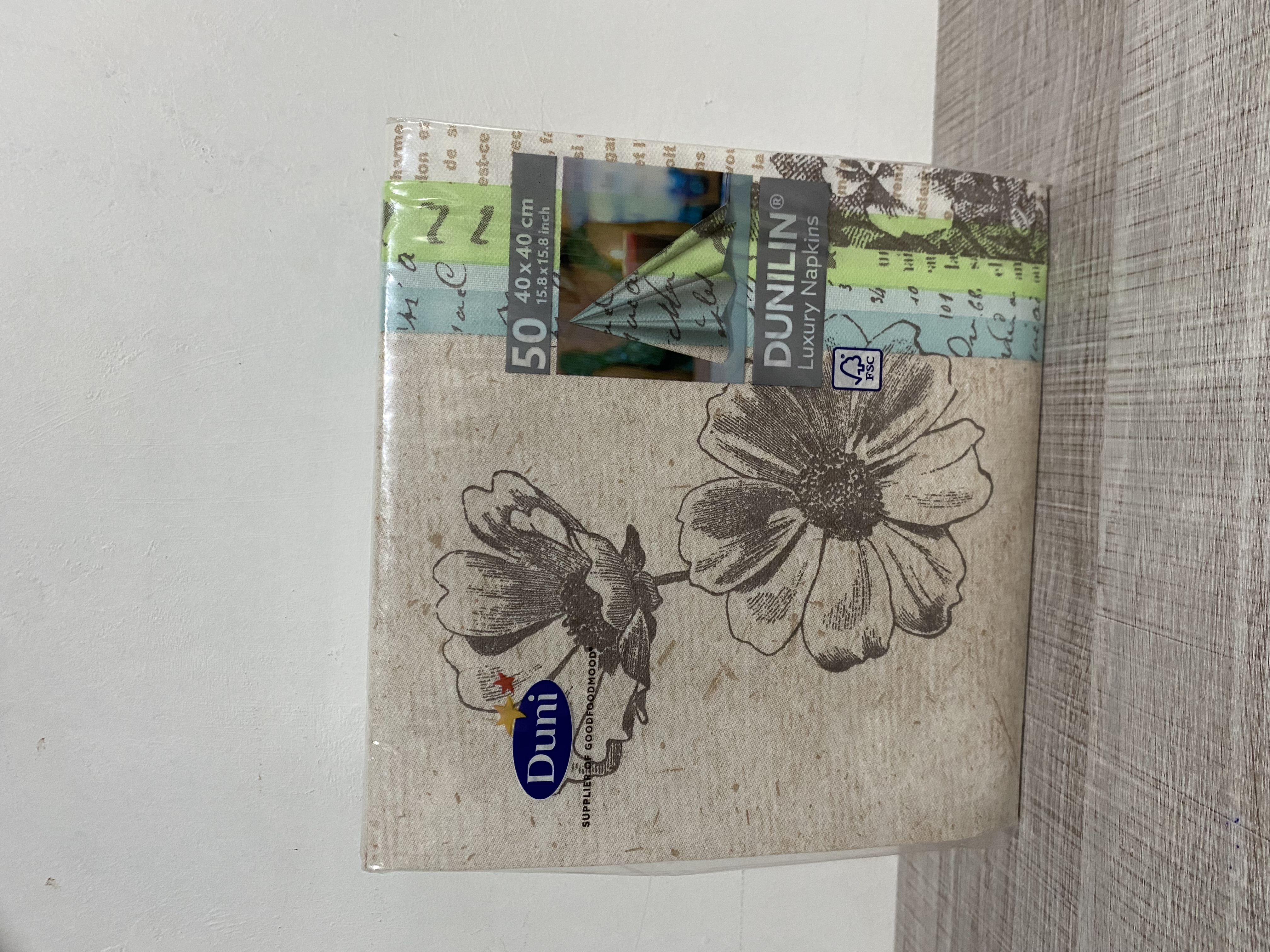 Dunilin® Napkin 40 x 40 cm Zendo Green/Blue